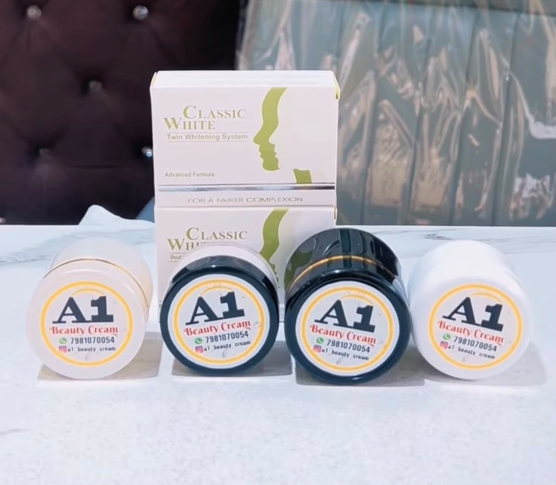 A1 Beauty Cream jar